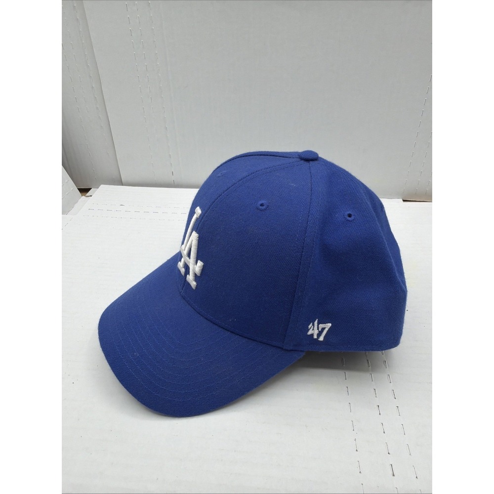 NEW LA Dodgers Hat Adult MLB 47' Brand Ball Cap Embroidered Hat Adjustable - Picture 3 of 12